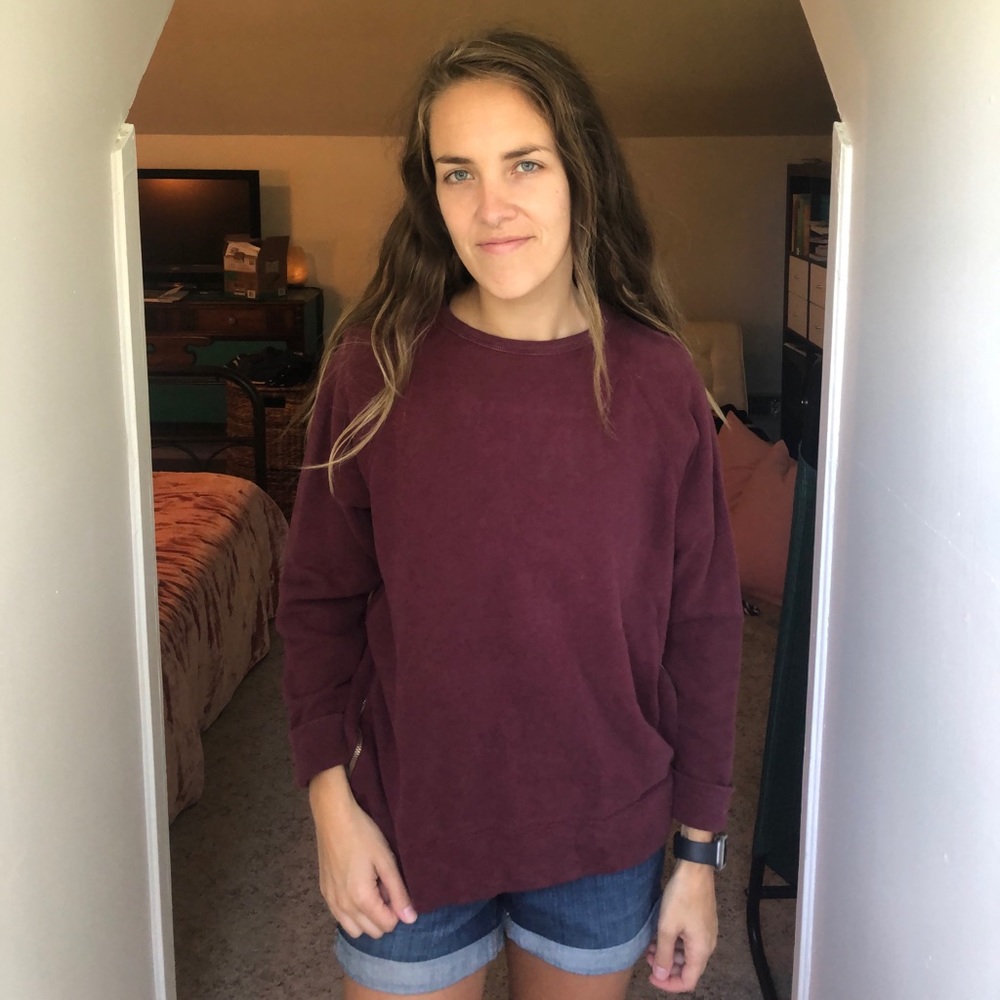 J Crew sweatshirt tee